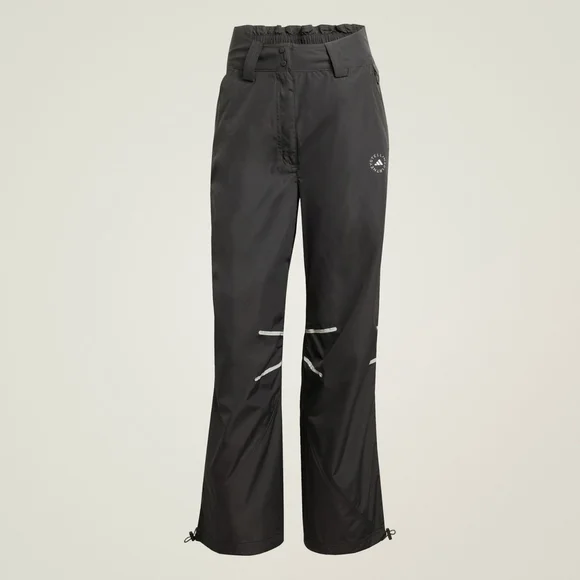 adidas by Stella McCartney Woven Track Pants Size M Womens Black JI5248 Baggy - Picture 9 of 12